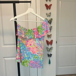 LILLY PULITZER ONE SHOULDER TOP 🌴